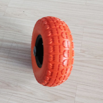10 इंच यूटिलिटी ट्रॉली रबर व्हील 3.50-4 टायर लोड 120LB न्यूमेटिक व्हील के साथ