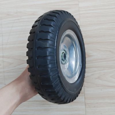 ट्रॉली व्हील बैरो के लिए 8 इंच 2.50-4 कस्टम रिम रंग वायवीय रबर टायर व्हील