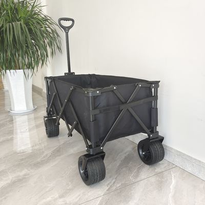 एडजस्टेबल हैंडल मल्टी पर्पस वाइड व्हील्स वेल्डिंग बीच कार्ट कोलैप्सिबल वैगन